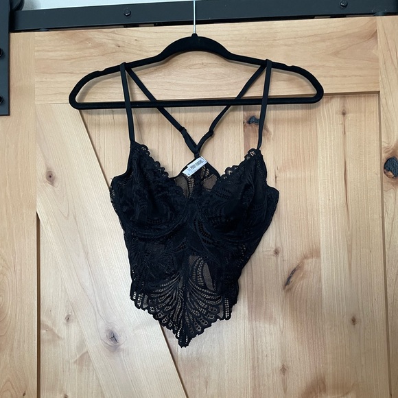 Pebby Forevee Other - Elegant Black Lace Bralette
